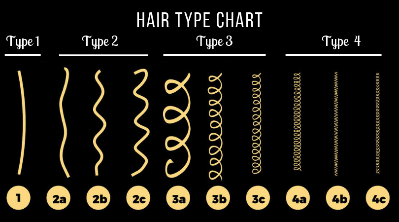 Curly Hair Chart Type